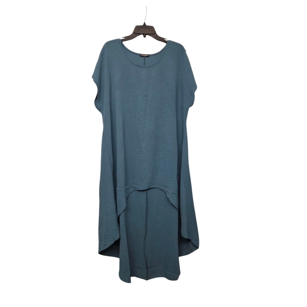 Cha Cha Vente Teal High Low Dress